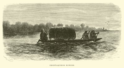Rameurs Chontaquiros - Edouard Riou